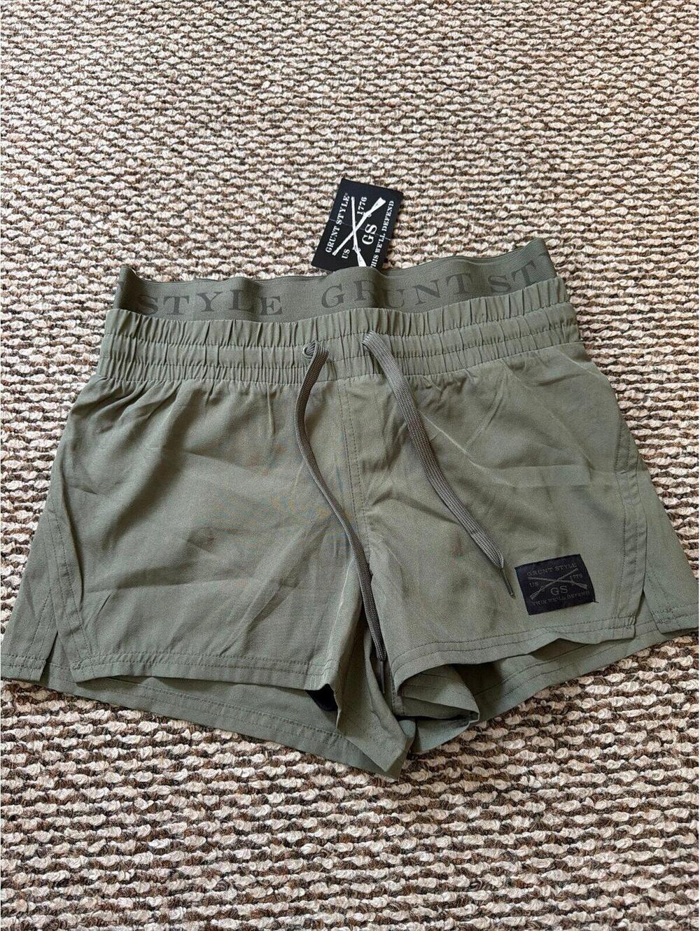 NWT Grunt Style Women's Hybrid Shorts Green Size Medium